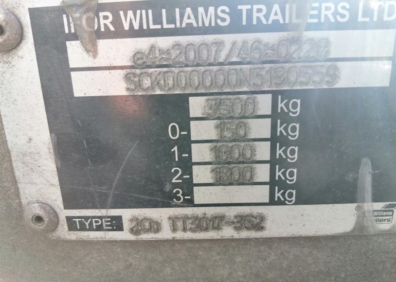 Ifor Williams TT3017185 Trailer