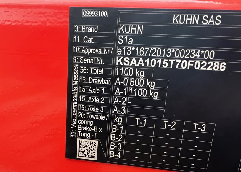 Kuhn GA7501 Rake