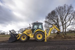 NEW HOLLAND WHEELED DIGGER