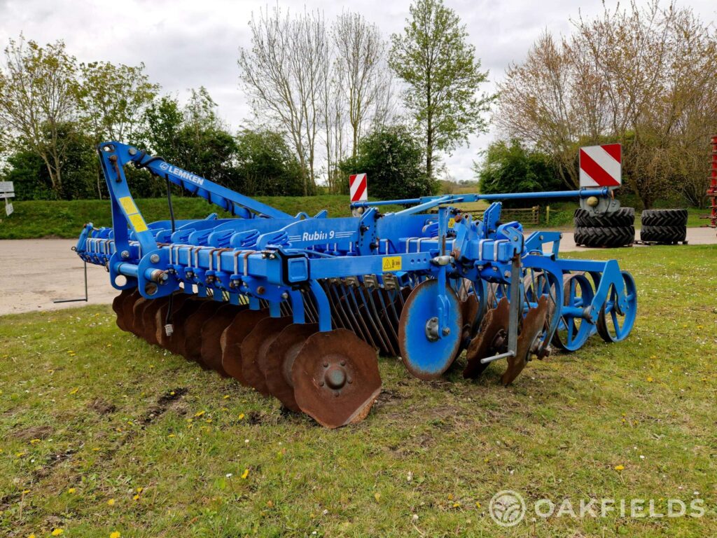 2014 Lemken Rubin 3M mounted disc cultivator