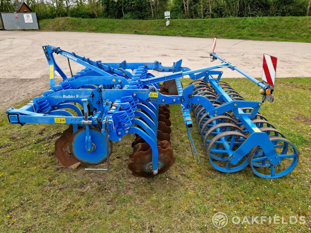 2014 Lemken Rubin 3M mounted disc cultivator