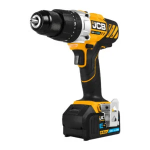 JCB 18V COMBI DRILL WITH 5.0AH LITHIUM-ION BATTERY AND 2.4A CHARGER