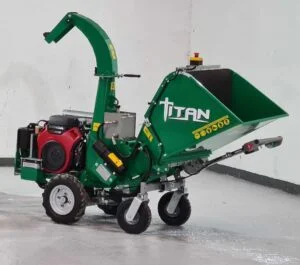 GL&D HYDROSTATIC WHEELED 4″ BIO CHIPPER 22HP HONDA ENGINE