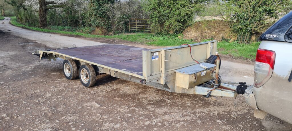 14 Foot Beaver Tail Winch Trailer
