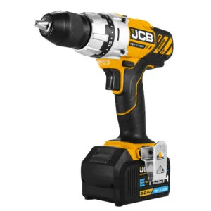 JCB 18V DRILL DRIVER WITH 5.0AH LITHIUM-ION BATTERY AND 2.4A CHARGER