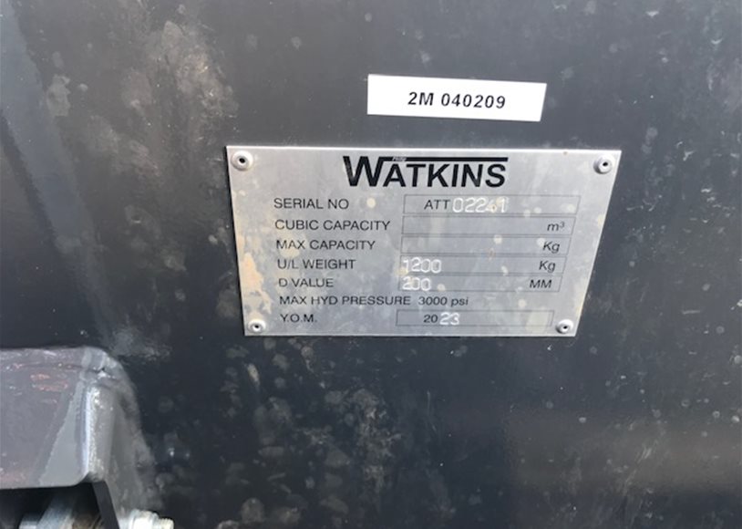 Phillip Watkins 1200KG Weight