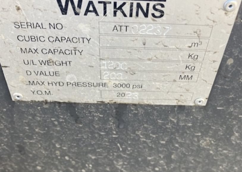 Phillip Watkins 1200KG Weight