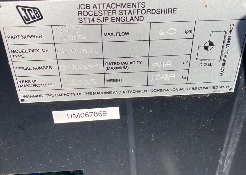 Jcb 980/C1007 Forklift Accs