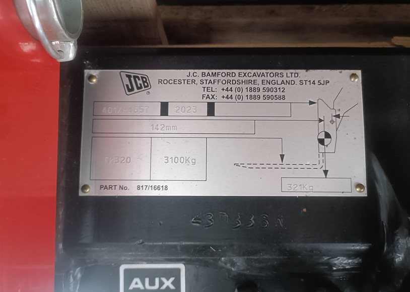 Jcb Q-FIT Headstock Tm320