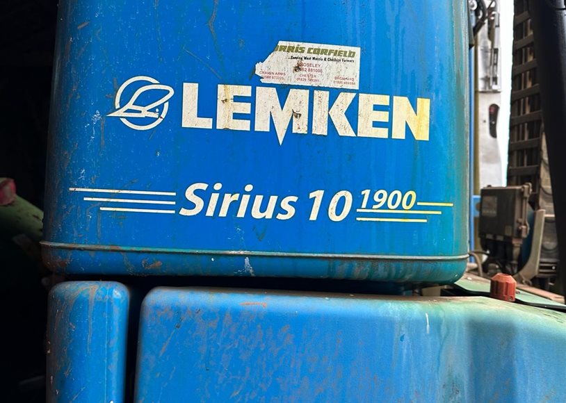 Lemken SIRIUS 10 Sprayer (Mount)