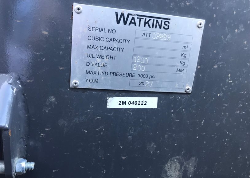 Phillip Watkins 1200KG Weight