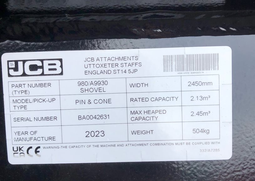 Jcb 980/A9930 Forklift Accs