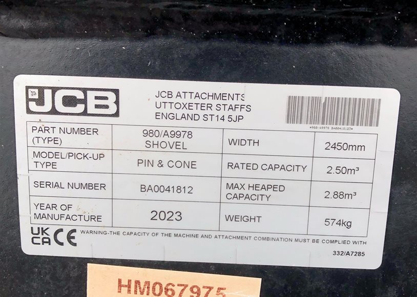 Jcb 980/A9978 Forklift Accs