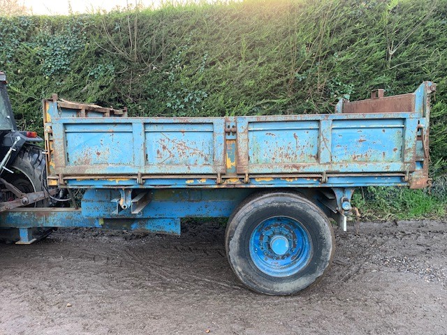 Weeks 6 Ton Dropside Tipping Trailer