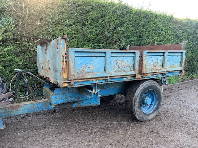 Weeks 6 Ton Dropside Tipping Trailer