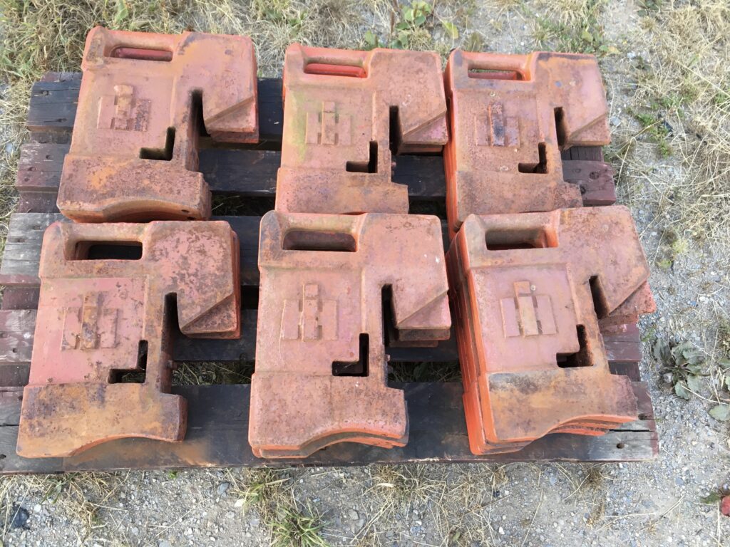 IH genuine front weights, 10 available, 30kg,