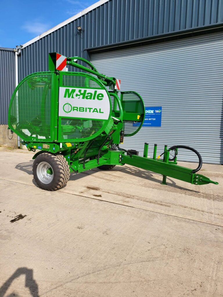 NEW MCHALE ORBITAL HIGH SPEED ROUND BALE WRAPPER