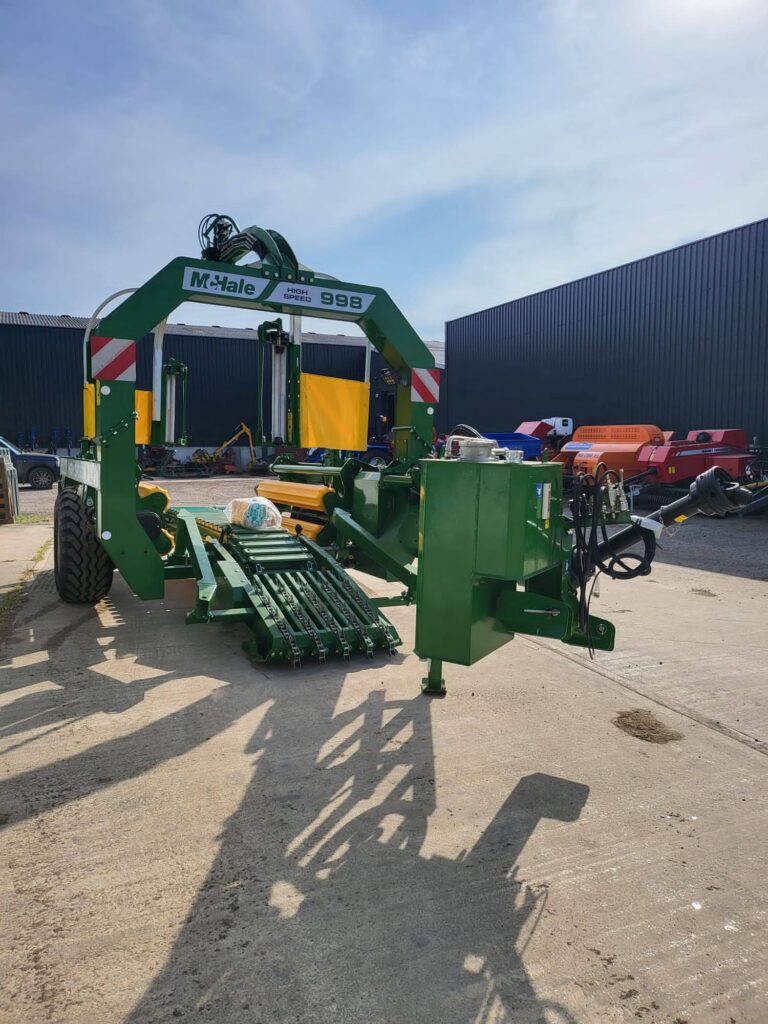 NEW MCHALE 998 HIGH SPEED-SQUARE BALE WRAPPER