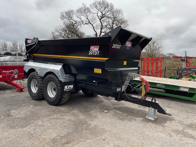 JPM 20 Tonne Dump Trailer On Flotation Wheels