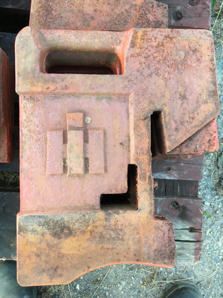 IH genuine front weights, 10 available, 30kg,