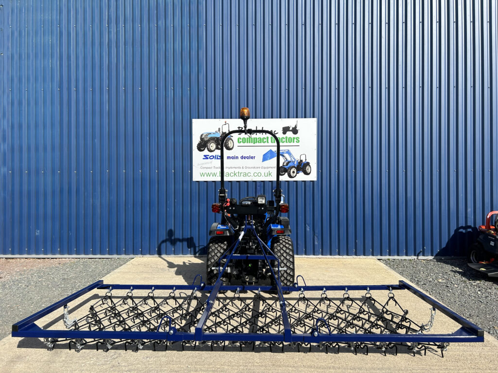 New Beaconsfield 12ft Mounted Folding 3 Way Chain Harrows For Compact Tractor