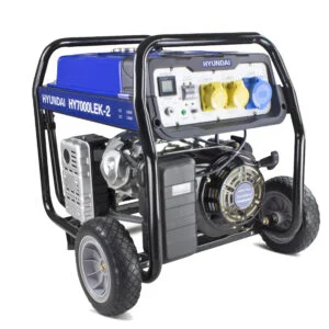 HYUNDAI 5.5KW / 6.8KVA* RECOIL AND ELECTRIC START SITE PETROL GENERATOR