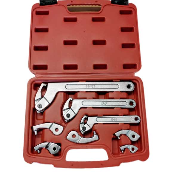 Sealey 11pc Adjustable C-Spanner – Hook & Pin Wrench Set
