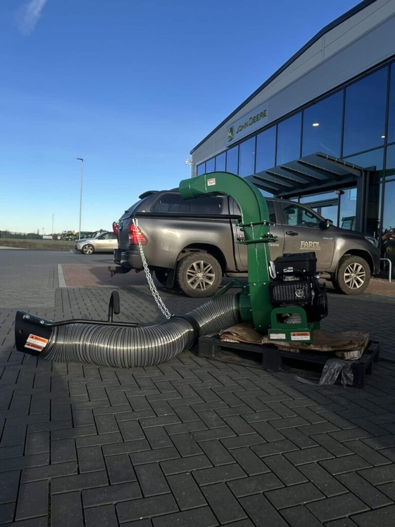 Billy Goat Truck Loader vacuum