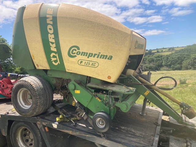 2011 Krone Comprima F125 XC Baler Straight out of work