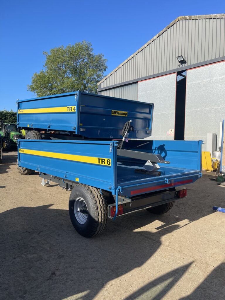BRAND NEW FLEMING TR4 TIPPING TRAILER.