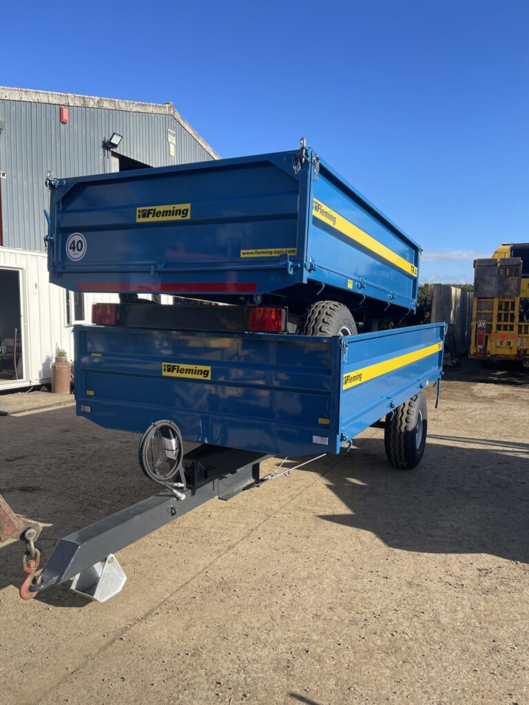 BRAND NEW FLEMING TR4 TIPPING TRAILER.