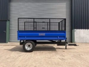 OXDALE PRODUCTS 1.5 TONNE TIPPING TRAILER WITH MESH SIDES