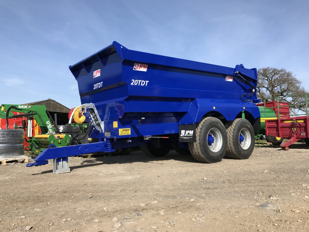 JPM 20 Tonne Dump Trailer Ultra Marine Blue