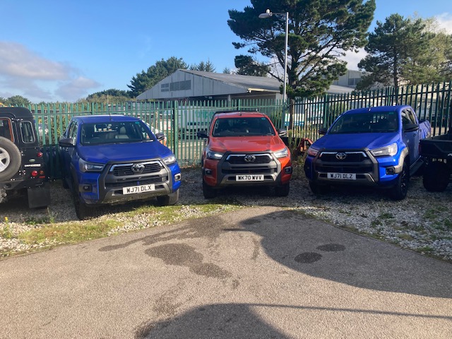 2021 2.8 Toyota Hilux selection Ex contract hire, various specs and miles. POA