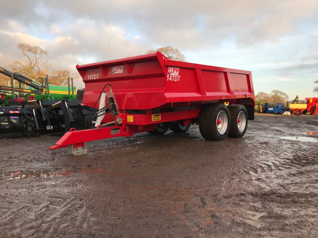 JPM 14 Tonne Multi Purpose Dump Trailer With Fold Flat Back Door