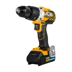 JCB 18V BRUSHLESS COMBI DRILL 2X 2.0AH BATTERY IN L-BOXX 136