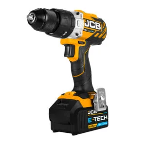 JCB 18V B/L COMBI 4.0AH IN W-BOXX WITH 18V INSPECTION LIGHT AND 4PC MULTIPURPOSE BIT SET