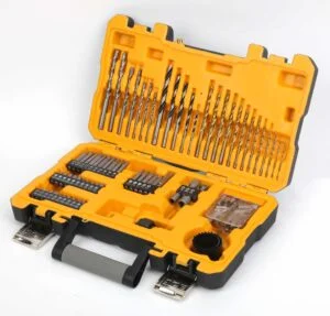 JCB 100 PIECE DRILL BIT SET AND TOOL SET IN CASE