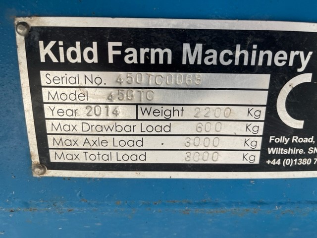 Kidd 450 TC Bale Shredder