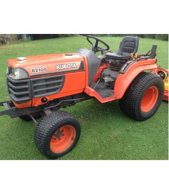 Kubota B2100 and Mower