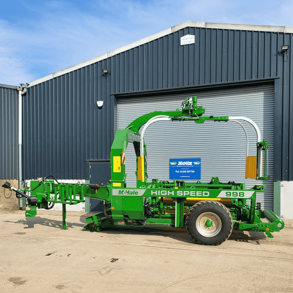 NEW MCHALE 998 HIGH SPEED-SQUARE BALE WRAPPER