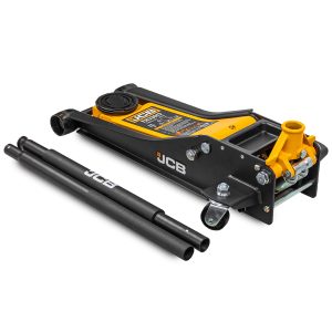 JCB 2T COMMERCIAL LOW PROFILE, DOUBLE PUMP/QUICK PUMP LONG TROLLEY JACK