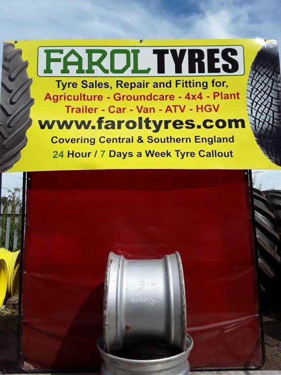 16X22.5 Silver Lorry Rim