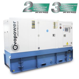 230/400V THREE PHASE – CUMMINS ENGINE, DEEP SEA CONTROL PANEL, CHINT BREAKERS, VARTA BATTERIES, WATER HEATER & BATTERY CHARGER INCLUDED STANDBY POWER: 220 KW / 275 KVA PRIME POWER: 200 KW / 250 KVA