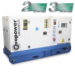 230/400V THREE PHASE – CUMMINS ENGINE, DEEP SEA CONTROL PANEL, CHINT BREAKERS, VARTA BATTERIES, WATER HEATER & BATTERY CHARGER INCLUDED STANDBY POWER: 44 KW / 55 KVA PRIME POWER: 40 KW / 50 KVA