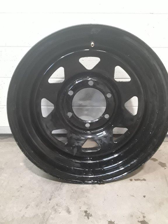 Black wheel rims 7X16JJ