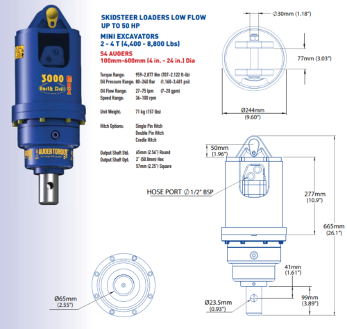 Auger Torque 3000 MAX