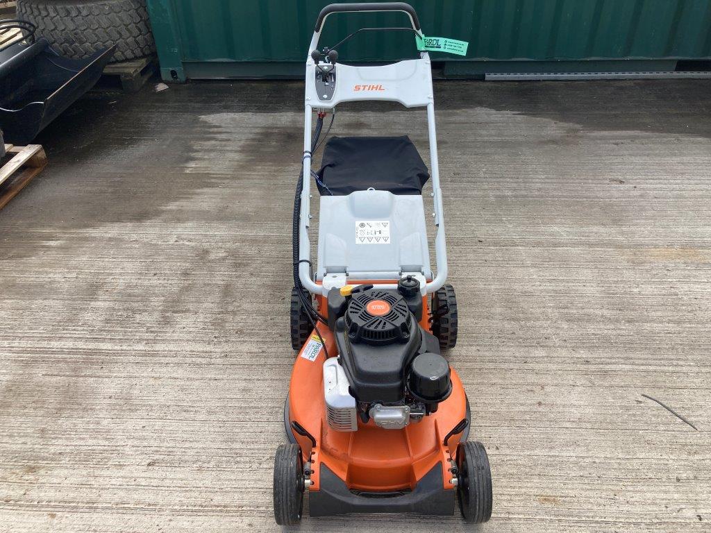 Stihl RM756GS 4wheel mower with collection