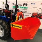 New 5ft Fleming Hydraulic Tipping Transport Box For Compact Tractor