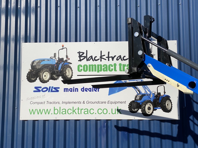 New Loader & Rear 3 Point Pallet Forks For Solis Cochet Loader